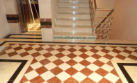 Mermer Diagonal Döşeme