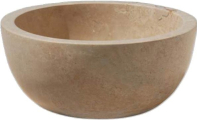 ALT-08 Traverten Çanak Banyo Lavabosu / (Ölçüler : 42*15 cm) 