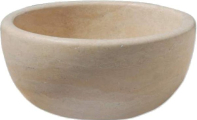 ALT-22 Traverten Mermer Çanak Banyo Lavabo /  (Ölçüler : 42*15 cm)