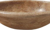 ALT-27 Koyu Traverten Banyo Lavabosu / (Ölçüler : 45*15 cm)